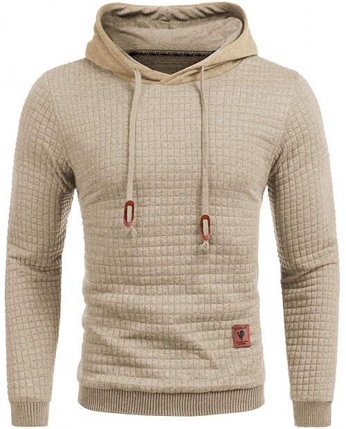 THWEI Mens Polar Fleece Pullover Hoodie Jacket 1 4 Zip Hooded Sweatshirt Outwear at  Men’s Clothing store