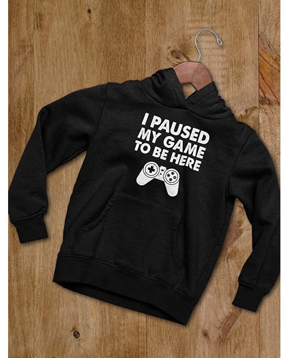 Tstars - I Paused My Game To Be Here Funny Gift For Gamer Hoodie at Men’s Clothing store
